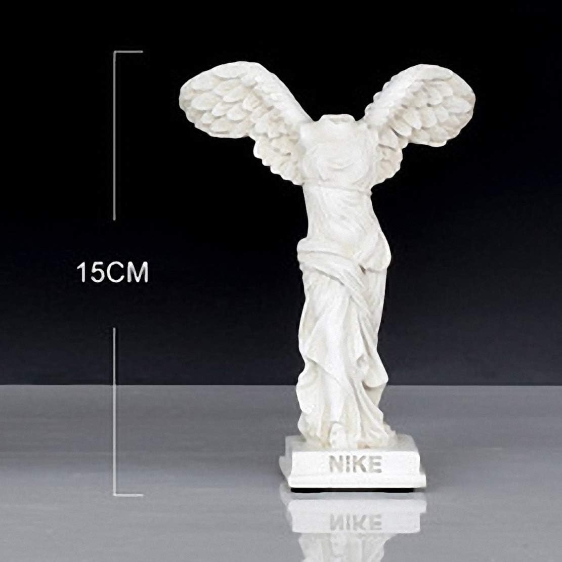 Cosme Top Series Goddess of Victory. Nike Sculpture from The Goddess of The Louvre. Resin Statue. Nike Goodness Statue Decoration. A Replica of a Museum-Level Masterpiece. (Ivory White, 6 inch)