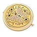 Birthday Butterfly Gifts For Women / 24K Gold Electroplate Makeup Vanity Mirror By Jinvun/Stunning Folding Mirror With Magnification For Applying Make-Up, Eye Shadow & More/Pocket Cosmetic Mirror