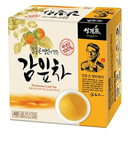 SsangGye Persimmon Leaf Tea, No caffeine, Master made Tea 1.0g x 40 TB
