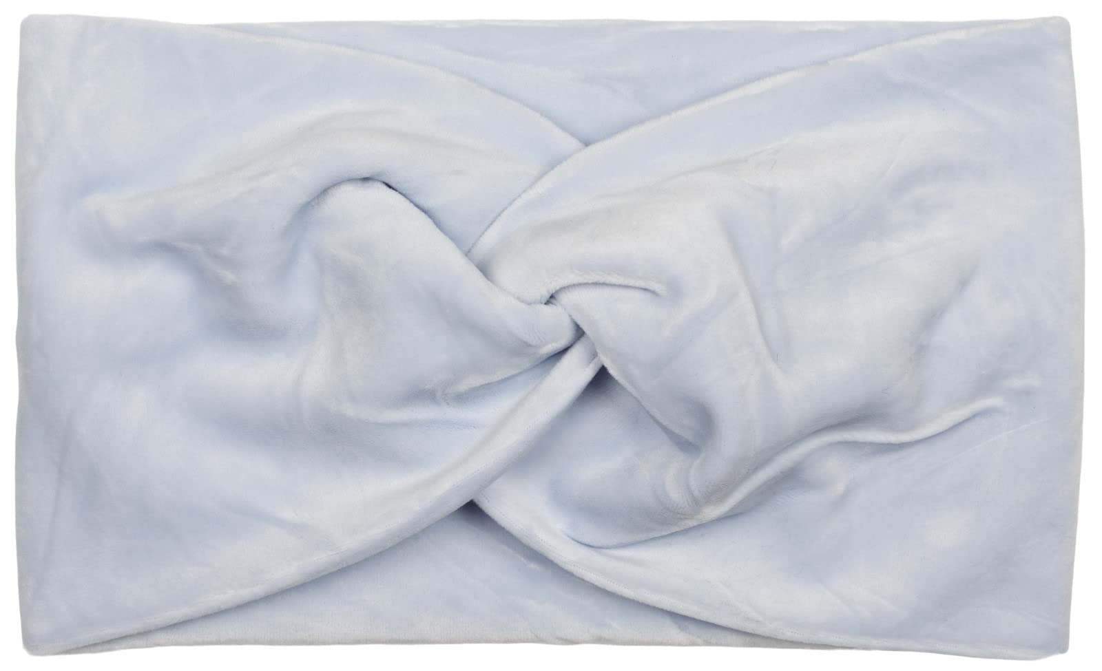 styleBREAKER women velvet-look headband with twist knot, hairband 04026040, Colour:Light Blue — image 1