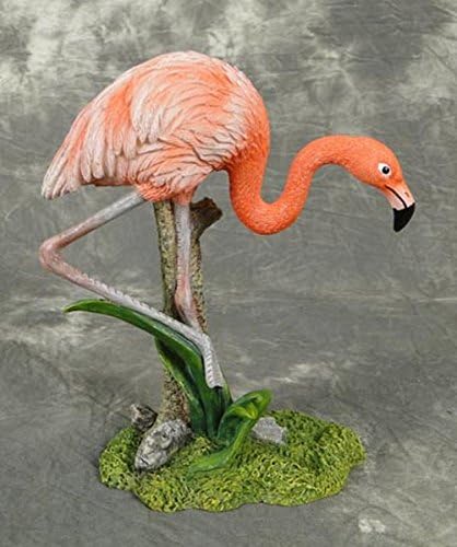 Pink Flamingo Wading Shoreline Figure