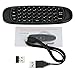 LYNEC C120 2.4G 6-Axis Portable Mini Wireless Remote Keyboard Mouse with 3-Gyro & 3-Gravity Sensor for PC HTPC IPTV Smart TV and Android TV Box Media Player
