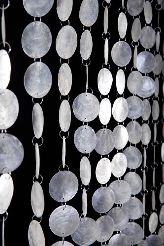 Shopwildthings Capiz Shell Curtain White Shells Amazon Co Uk