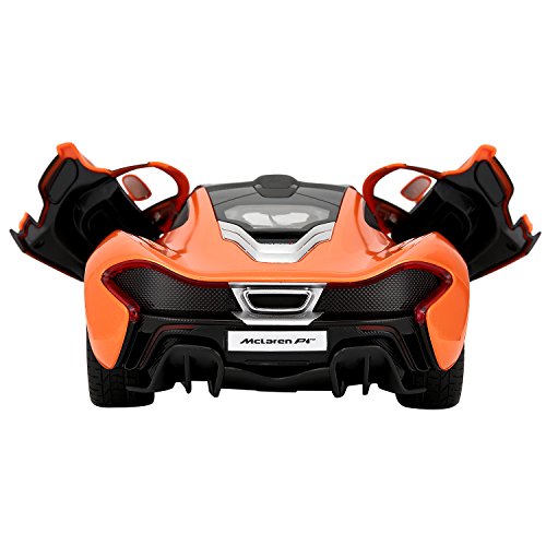 1/14 Scale McLaren P1 Radio Remote Control Model Car R/C RTR Push Button Open Doors (Orange)