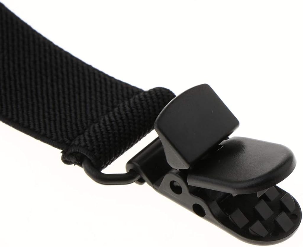 dailymall 6X Adjustable Elastic Boot Strap Pant Clips For Biker Leg