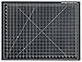 Dahle Vantage 10672 Self-Healing 5-Layer Cutting Mat Perfect for Crafts and Sewing 24" x 18" Black Mat primary