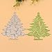 Christmas Cutting Dies for DIY Scrapbook Supplies, Metal Die Cuts for Card Making, DIY Scrapbooking and Embossing Paper Craft (Christmas Tree)