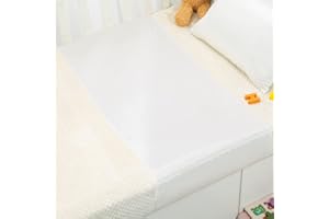 PROMEED 23 Momme Silk Crib Slip for Baby Hair, No More Bed Head and Baby Bald Spots, 100% Silk Crib/Cot Sheet for Baby Boy/Gr