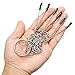 Triple Tweezers Nipple Clamps with Adjustable Metal Chain Breast Labia Clips Clit Clamp