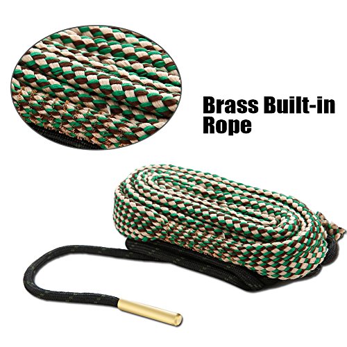 Mounchain 2 Pack Gun Bore Cleaner, Gun Snake Cleaning Kit Gun Accessories Gun Cleaner Gun Maintenance Cleaner Tools for Rifle Pistol Shotgun .308, 30-30.30-06.300.303 caiber