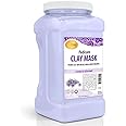 SPA REDI - Clay Mask, Lavender and Wildflower, 128 Oz - Pedicure and Body Deep Cleansing, Skin Pore Purifying, Detoxifying and Hydrating - Natural Bentonite Clay, Infused with