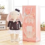 Me Too Stuffed Elephant Dolls Coffee Dress 12'' + Gift Bag
