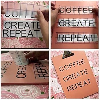 Kassa Vinyl Transfer Tape Roll 12 X 12 Feet 5 Black Vinyl Sheets Included Clear Vinyl Transfer Paper For All Cutting Machines W Perfect Alignment Grid Medium Tack Amazon Com Au Kitchen