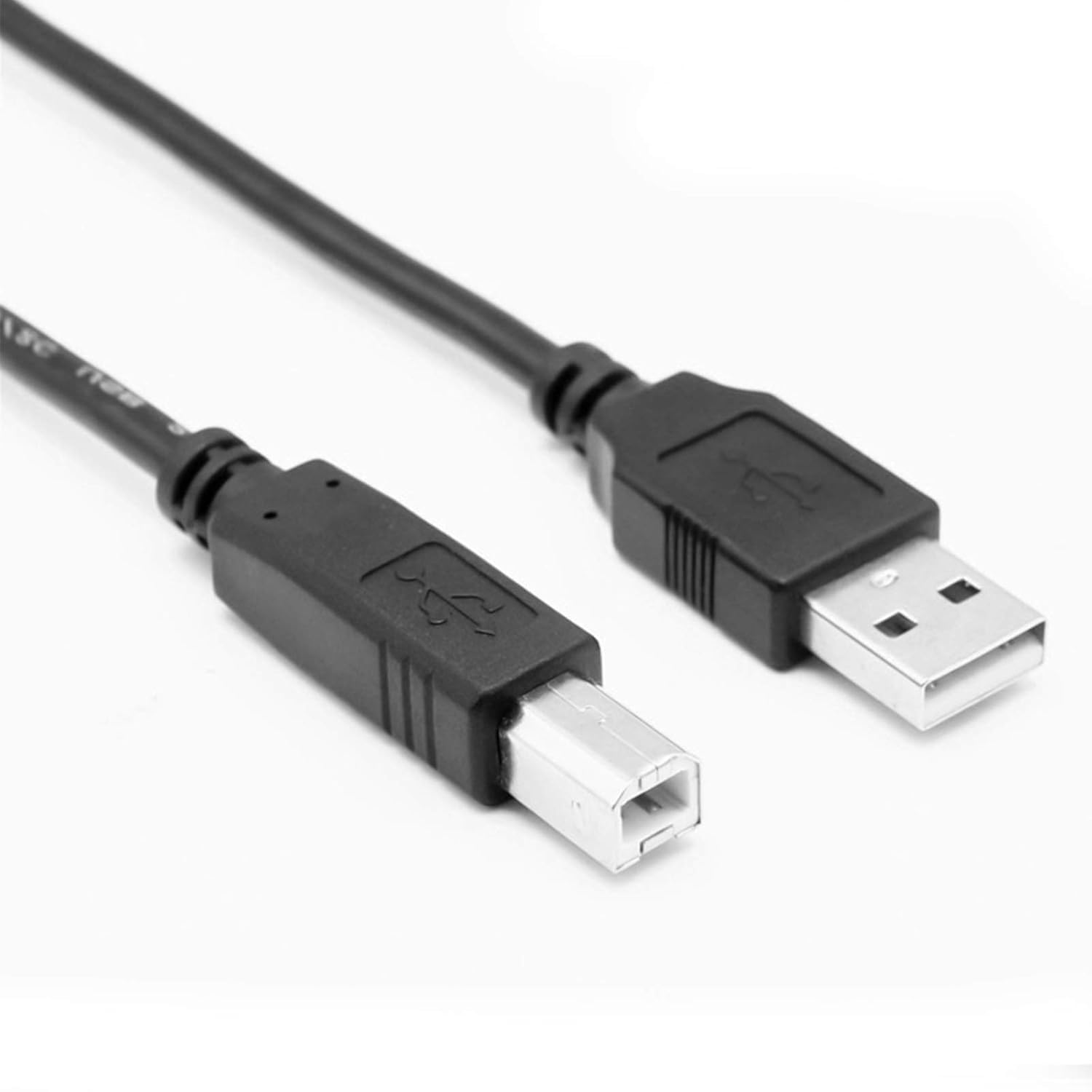 View 1 of 10Feet USB-A to USB-B 2.0 Cable Cord for Focusrite Scarlett Solo 18i8 2i4 2i2 6i6 MK2 Audio Interface, Printer or External Hard Drive & More Black