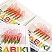 10 Packs Bulk Red Fish Skin Saltwater Freshwater Sabiki Fishing Bait Rigs With Hooks Swivels and Snaps Lure Set Kit
