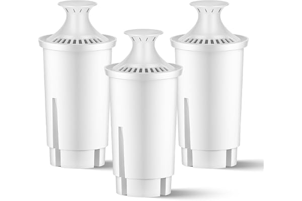 WaterJingYi Replacement Fit for Brita Filter Pitcher and Dispenses, Water Filter Replacement Compatible with Brita Classic, O