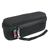 Khanka Hard Case Travel Bag for SoundBot SB571 Bluetooth Wireless Speaker - Black