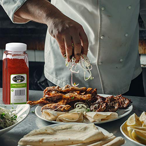 Spice Classics Chili Powder, 16 oz One 16 Ounce Container of Ground Chili Powder Made from