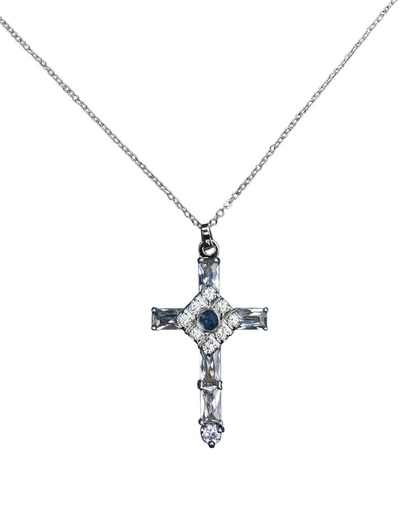 Lord's Prayer Cross Pendant with Matching Silver Chain - As Seen on TV
