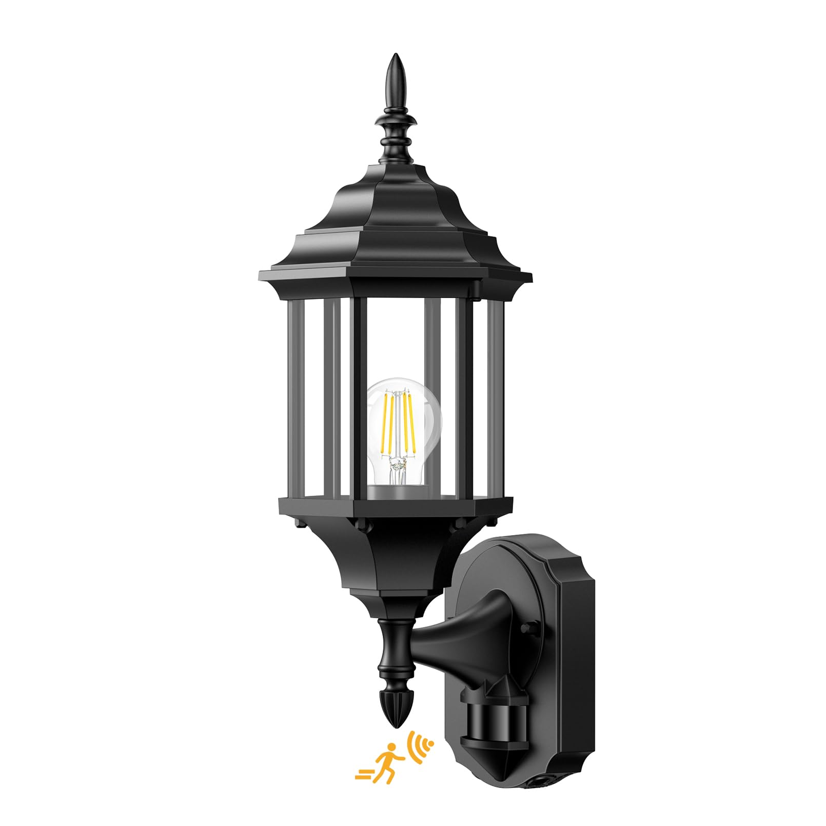 Photo 1 of Redluck Motion Sensor Outdoor Lights, 16 inch Dusk to Dawn Outside Porch Lights, Waterproof Anti-Rust Aluminum Outdoor Wall Lights Exterior Lighting Fixtures for House, Garage, Front Door