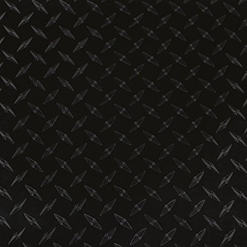 LVG InterCal Specialty Films - 12" x 10ft - Black Diamond Plate - Peel and Stick Cutting Film with Removable Backing Paper - 74 Variations to Choose From