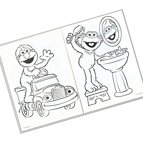 Sesame Street Elmo Coloring Book with Sesame Street Stickers Bundle
