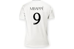 HAVENNOVA Real Madrid Jersey. Real Madrid Home Shirt 24/25 MBAPPE 9#. 100% Polyester. Classic fit. Official RM Soccer Jersey.