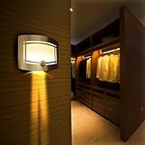 Fding LED Wall Light Light-Operated Motion Sensor Nightlight Activated Battery Operated Wall Sconce