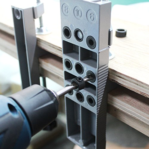 Jig Dowel Dowelling Jig Set, PANGOLIN Universal Dowel Jit Kit 6,8&10mm