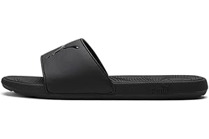 PUMA Women's Cool Cat 2.0 Slide Sandal, SPORT-Puma Black-Puma Black, 9