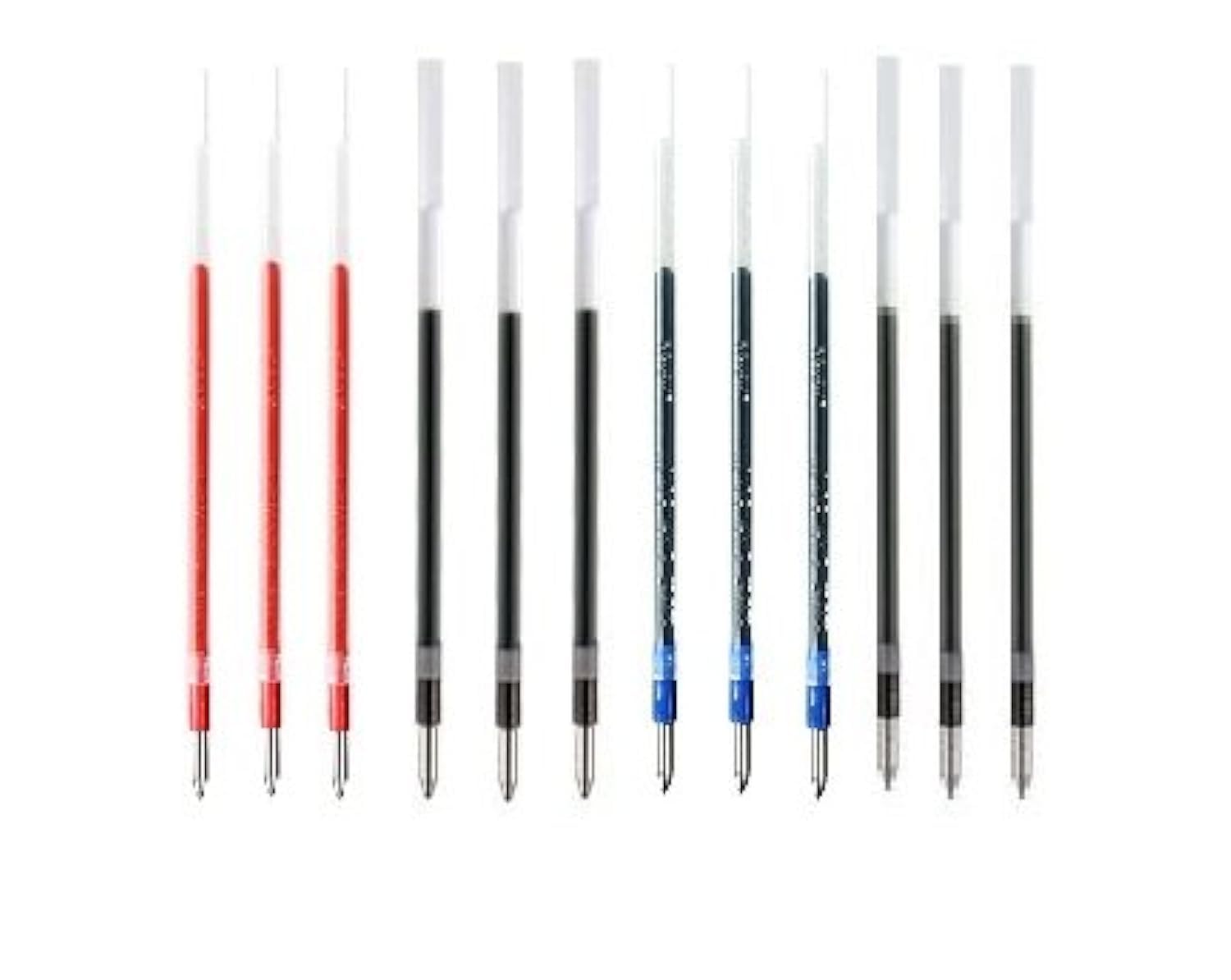 Photo 1 of Uni-ball 4 Color Refills for Uni Jetstream Multi Function Pen, 4 Color Ballpoint Pen(MSXE510007), Fine Point 0.7mm, 4 Color Refills, SXR-80-07, 12 Total Value Set