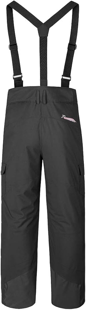 Przewalski Men's Snow Ski Bib Pants 10000mm Waterproof Insulated Snowboard Trousers with Detachable Bib : Clothing