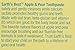 Earth's Best Toothpaste Apple & Pear, 1.6 Ounce