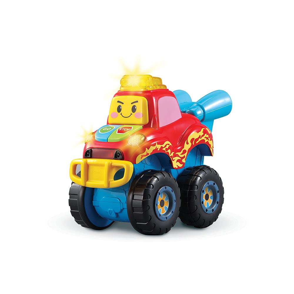 VTech Tut Tut Bolids - Tiago, Maxi Bolide Magic Moov, Interactive Car Toy - 18 Months/5 Years - FR Version