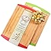 The Kitchen Love Large Wooden Bamboo Cutting Board -Anti slip-Chopping Board with Juice Groove and Handle-Anti microbial- Chopping and Serving Tray-Silicone Edges-Crack Resistance