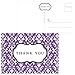 Note Card Cafe Thank You Postcards Assortment Bulk | 60 Pack | 6 Designs Damask Thank You Set | 4.25” x 6” Postcard Standard Size Mail USPS Stamp | Wedding, Baby, Bridal Shower, Birthday