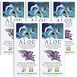 Aloe Cadabra 2-in-1 Organic Personal Lube and Best Natural Vaginal Moisturizer Lubricant for Relief of Itching, Buring and Dryness, French Lavender Scented Essential Oil, 2.5 Ounce (Pack of 5)