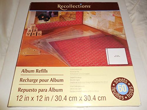 Recollections Album Refills 12 x 12 60 sheets &amp; extension posts