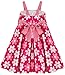 Bonny Billy Girl's Dresses Suspender Flower Print Children Cotton Sundress