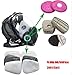 Muhubaih 15in1 Full Face Large Size Dust Mask & Accessories (Respirator Mask + Cotton Filter + Filter Cartridge + Filter Cover),Widely Used in Organic Gas,Paint spary, Chemical,Woodworking (15in1)