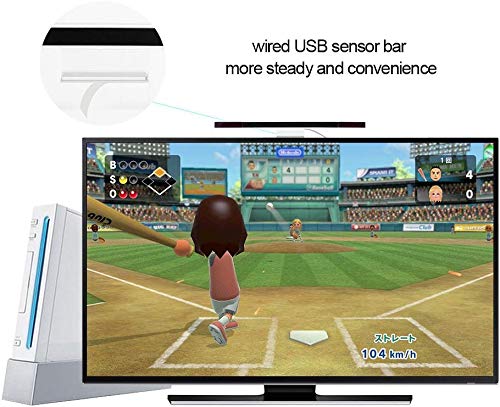 Maliralt Wii Sensor Bar with USB Wired, LP05 Wired Receiver Infrared Sensor Bar Motion Sensor Inductor by USB Wired Cable with Stand for Nintendo Wii/Wii U Console - Thumbnail 7