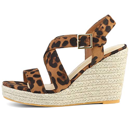 Allegra K Alpargatas De Mujer Plataforma Slingback Cuñas Sandalias Allegra K Alpargatas De Mujer Plataforma Slingback Cuñas Sandalias - Imagen 8