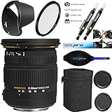 Sigma 17-50mm F/2.8 EX DC OS HSM Zoom Lens For Canon DSLRs With APS-C
Sensors - Deal-Expo Bundle