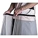 FOHOZ Rainwear Men's Waterproof Rain Pants Windblock Pant Liner Breathable Pants Riding Rain Pants Cycling Camping Hiking Rain Pants Rain Skirt Kilt