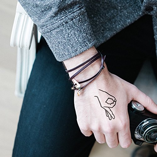 Circle game - Temporary Tattoo (Set of 2)