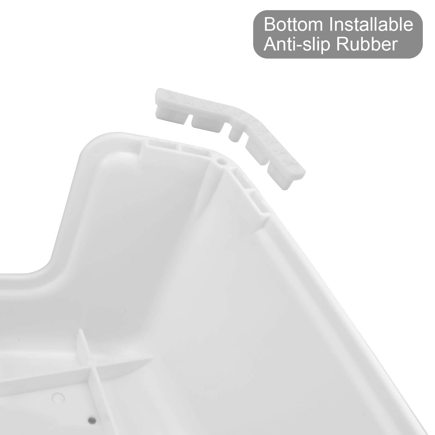 Angelbliss Dual Height 2 Step Stool for Kids, Versatile Toddler Stool with Anti-Slip Soft-Grips and Safety Anti-Slip Pads, Potty Training Stool for Bathroom, Kitchen(Gray 2 Pack) (Grey-2) : Baby