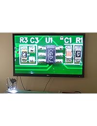 Opti Tekscope OT M microscopio con monitor HDMI, cámara, imagen HD digital auténtica en resolución 1920x1080p, zoom óptico de 300x, (digital +4x), brillante