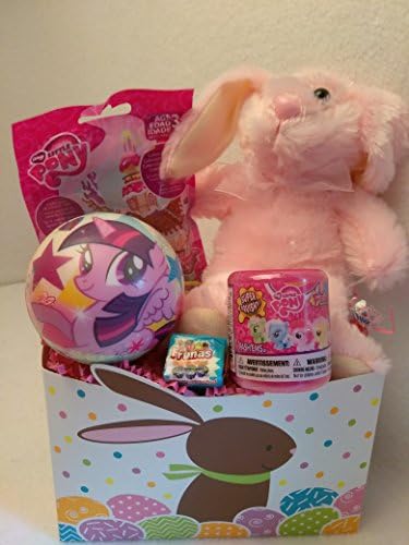 Happy My Little Pony Easter Basket Kids Toddlers Gift Children Pre Made Eggs Goodies Candy Girls Fashems