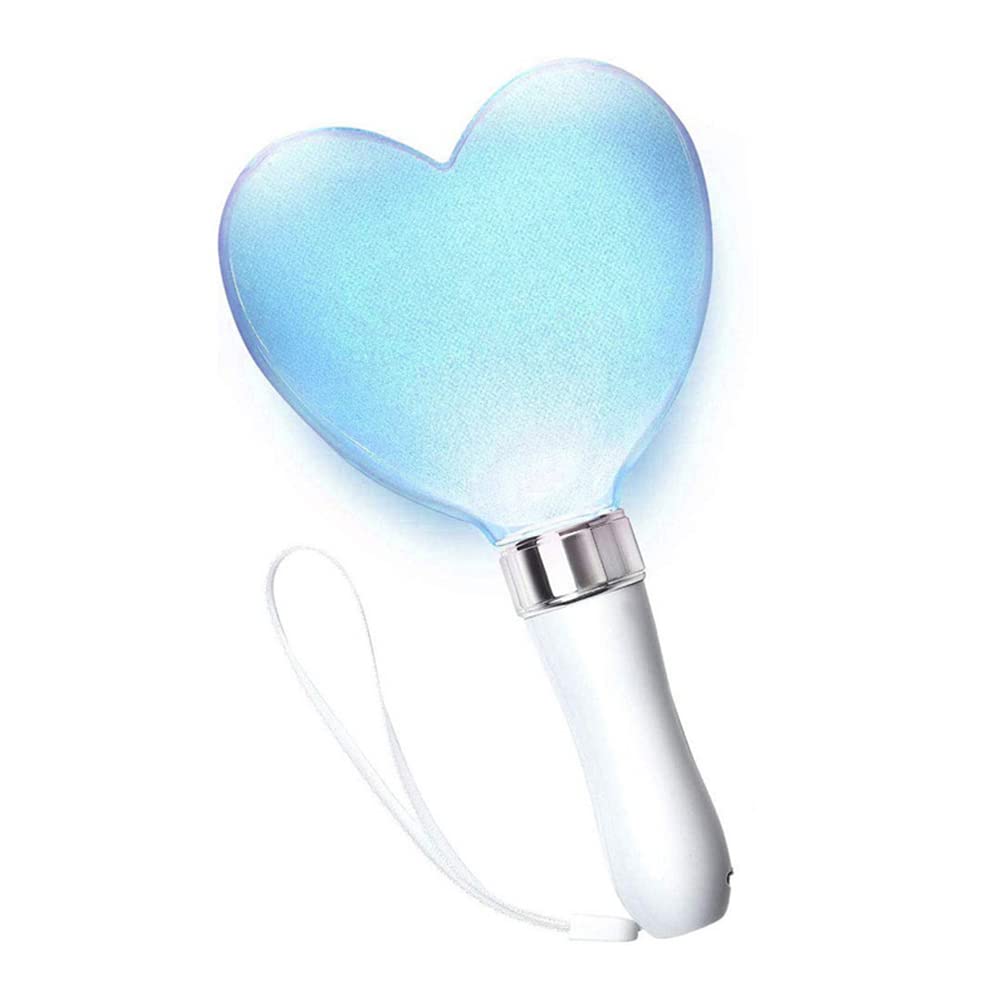 Photo 1 of KASCLINO LED Concert Cheering Wand, 15 Color Heart Shaped Cheer Stick Party Flashing Light, Battery Powered Stick for Festivals Rave Birthday Concert Party Supplies(as Shown)