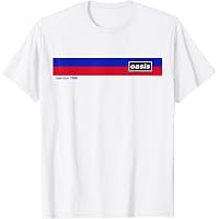 Amazon.com: Men's Oasis 1996 Tour Horizontal Stripes T-Shirt Small